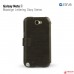 Кожаный чехол Zenus Masstige Lettering Diary для Samsung N7100 Galaxy Note 2 (черный)